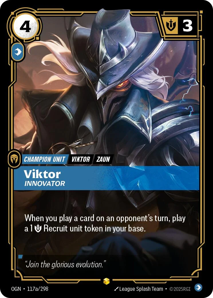 Viktor - Innovator (Alternate Art) (117a/298) (Origins)