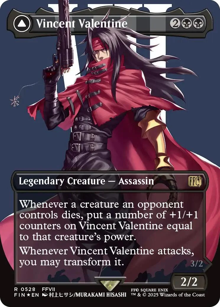 Vincent Valentine (Borderless) (Surge Foil) (528) (FINAL FANTASY)