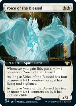 Voice of the Blessed (Extended Art) (354) (Innistrad: Crimson Vow)