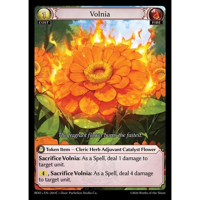 Volnia (Curio Foil) (204) (Radiant Origins)