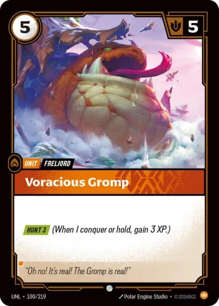 Voracious Gromp (100/219) (Unleashed)