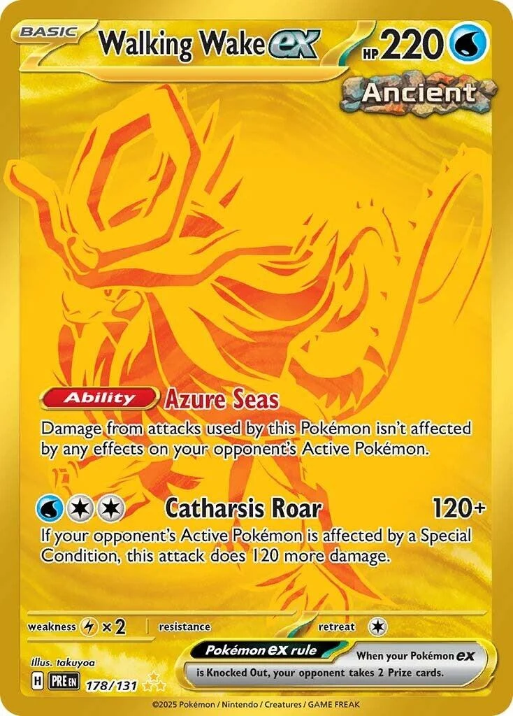 Walking Wake ex (178/131) (SV: Prismatic Evolutions)
