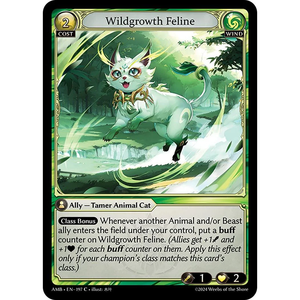 Wildgrowth Feline (197) (Mortal Ambition)