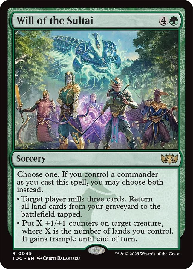 Will of the Sultai (49) (Tarkir: Dragonstorm)