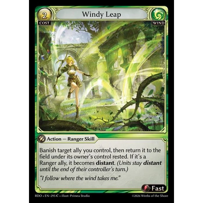 Windy Leap (Curio Foil) (295) (Radiant Origins)
