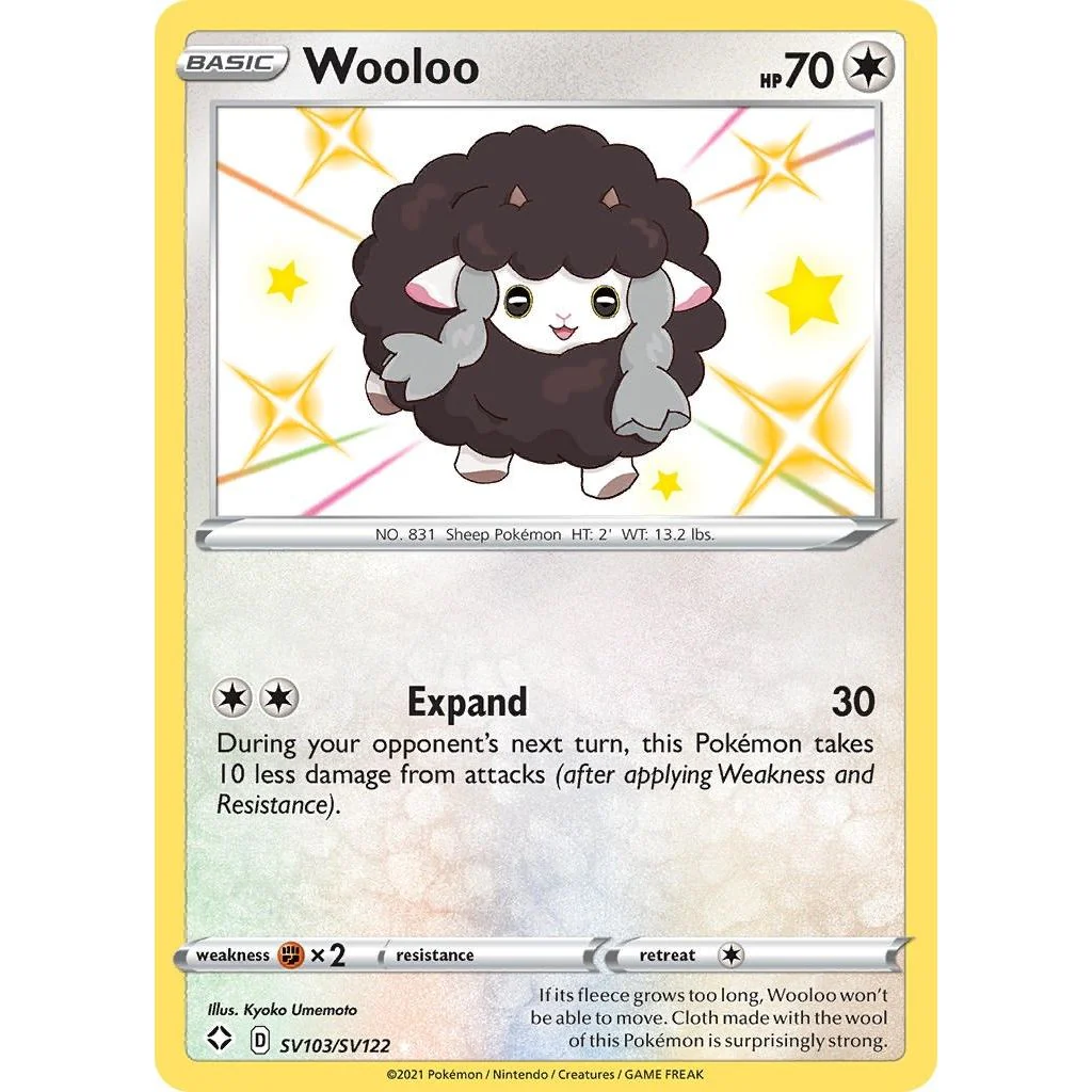 Wooloo (SV103/SV122) (Shining Fates: Shiny Vault)
