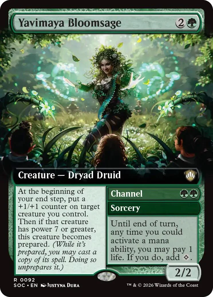 Yavimaya Bloomsage (Extended Art) (92) (Secrets of Strixhaven)