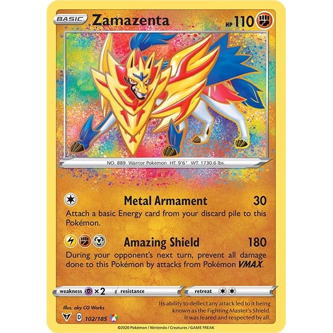 Zamazenta (102/185) (SWSH04: Vivid Voltage)
