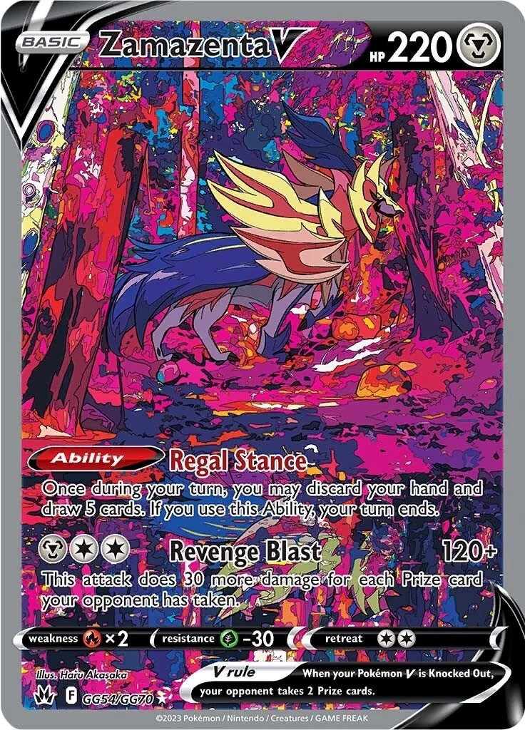 Zamazenta V (GG54/GG70) (SWSH: Crown Zenith: Galarian Gallery)